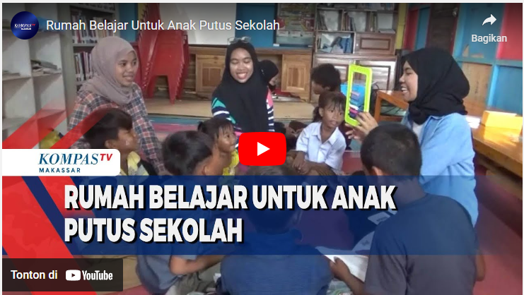 Rumah Belajar Untuk Anak Putus Sekolah Yan Berada Di Konawe Selatan, Sulawesi Tenggara